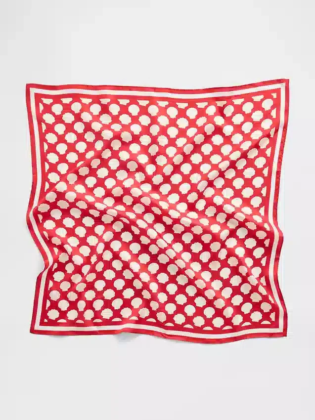 100% zijden oversized bandana