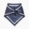 100% zijden oversized driehoekige bandana-sjaal