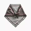 100% zijden oversized driehoekige bandana-sjaal