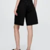 11" Mid-rise lange korte broek van denim