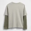 2-in-1 T-shirt met logo voor kinderen