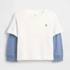 2-in-1 T-shirt van zwaar katoen voor Baby & Peuter