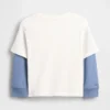 2-in-1 T-shirt van zwaar katoen voor Baby & Peuter