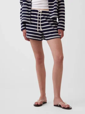 3,5″ Relaxte, comfortabele korte broek van badstof