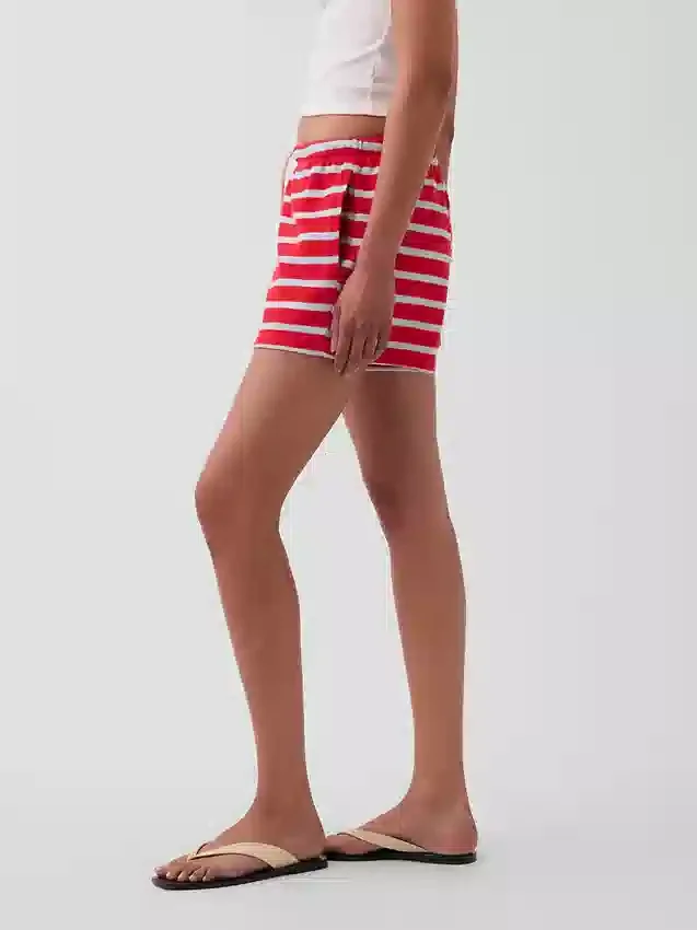 3,5" Relaxte, comfortabele korte broek van badstof