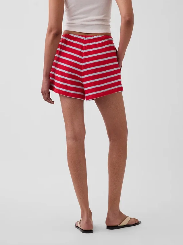 3,5" Relaxte, comfortabele korte broek van badstof