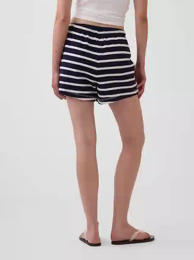 3,5" Relaxte, comfortabele korte broek van badstof