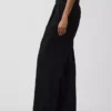 365 Broek met hoge taille van linnenmix