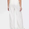 365 Broek met hoge taille van linnenmix