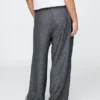 365 Broek met hoge taille van linnenmix