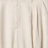 365 Broek met hoge taille van linnenmix