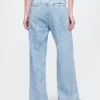 365 High Rise ultrazachte denimbroek met plooien
