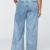 365 High Rise ultrazachte denimbroek met plooien