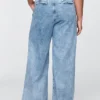 365 High Rise ultrazachte denimbroek met plooien