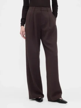 365 Hoge taille broek met plooien