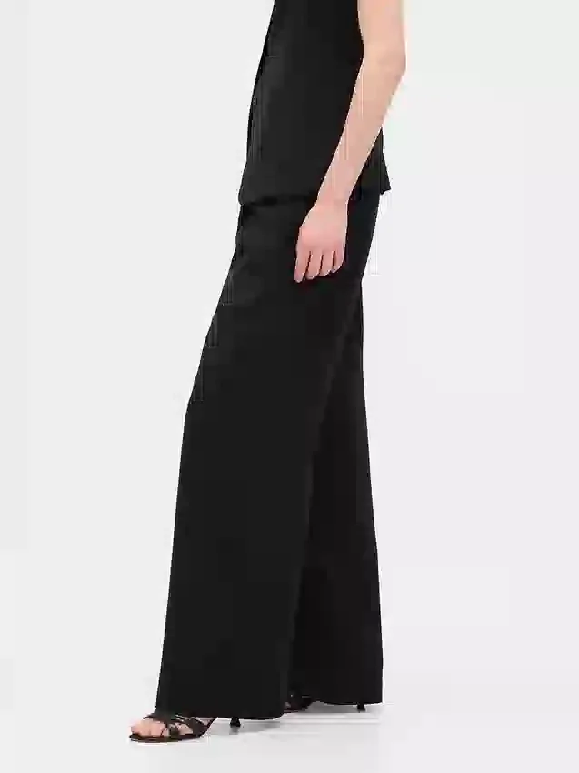 365 Hoge taille broek met plooien