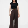 365 Hoge taille broek met plooien