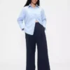 365 Hoge taille broek met plooien