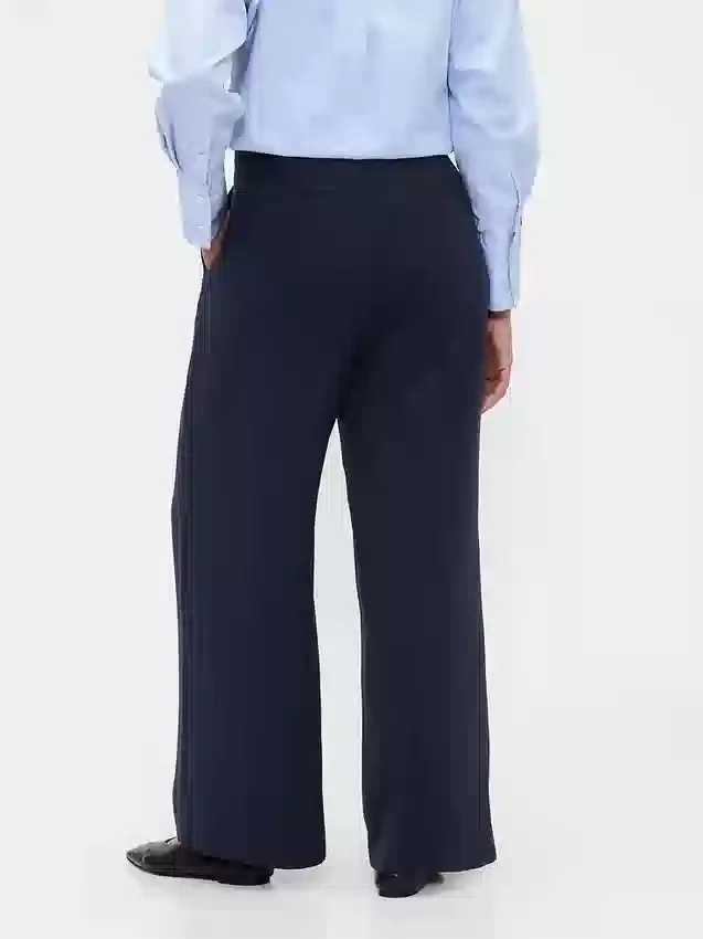 365 Hoge taille broek met plooien