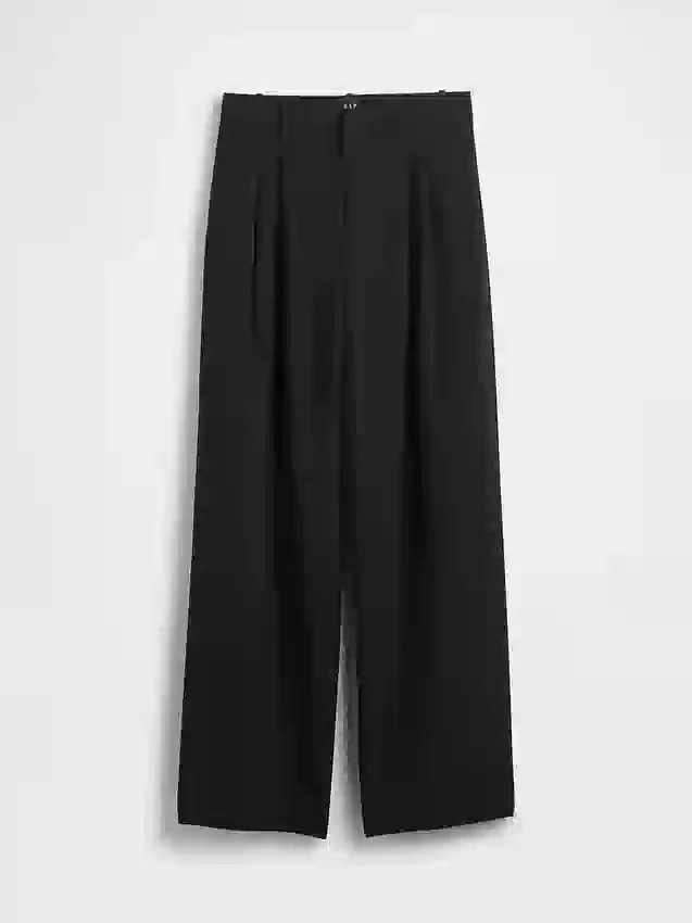 365 Hoge taille broek met plooien