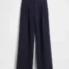 365 Hoge taille broek met plooien