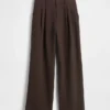 365 Hoge taille broek met plooien
