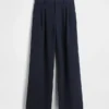 365 Hoge taille broek met plooien