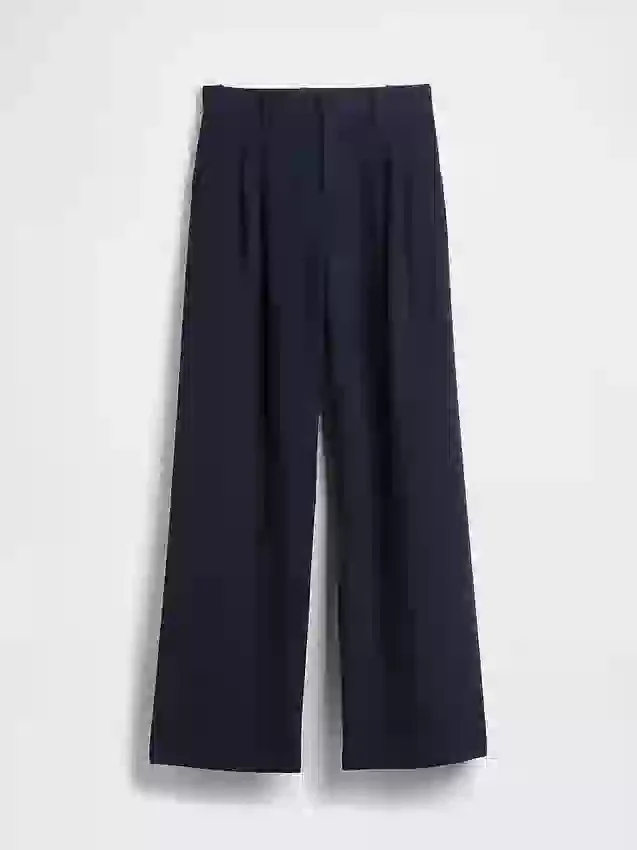 365 Hoge taille broek met plooien
