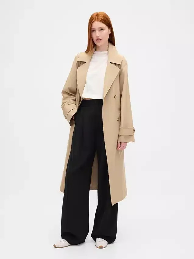 365 Hoge taille broek met plooien