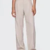 365 Lage taille broek van linnenmix