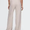 365 Lage taille broek van linnenmix