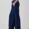 365 Lage taille denimbroek met plooien