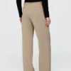 365 Lage taille, geplooide broek met wijde pijpen