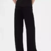 365 Lage taille, geplooide broek met wijde pijpen