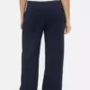 365 Lage taille, geplooide broek met wijde pijpen