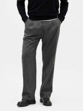365 Relaxte broek van wolmix