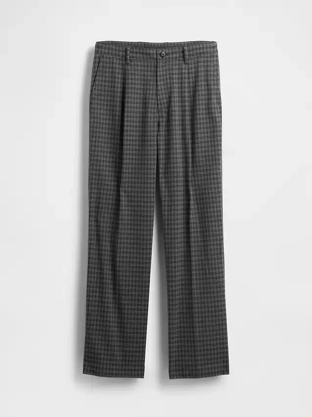 365 Relaxte broek van wolmix