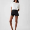 4" Downtown kaki korte broek