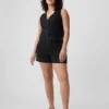 4" Downtown kaki korte broek