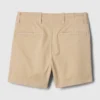 4" Downtown kaki korte broek