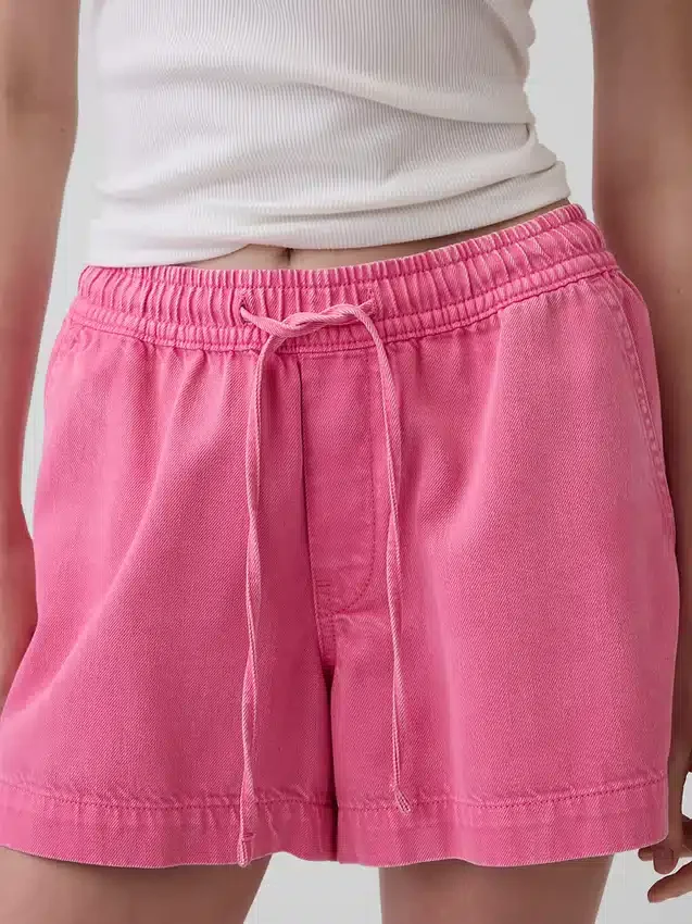 4" ultrazachte denim korte broeken
