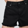 4" ultrazachte, relaxed zittende korte broeken met afgeknotte zoom