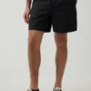 5,5" Relaxed korte broek van linnenmix