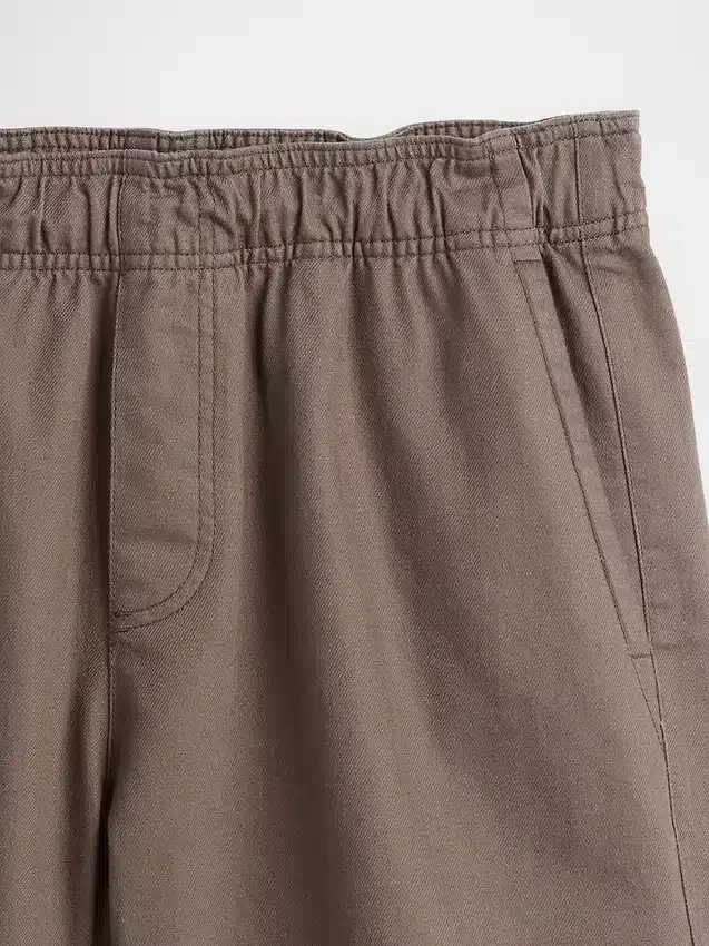 5,5" Relaxed korte broek van linnenmix