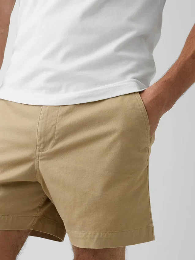 5,5" relaxte korte broeken
