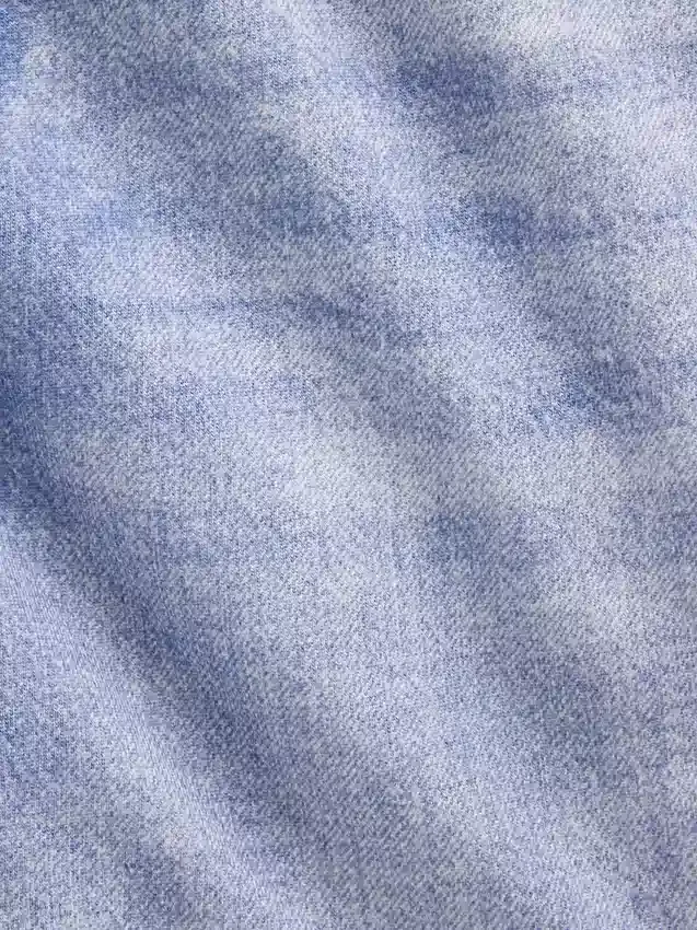 5" Korte broeken van bedrukt gebreid denim met middelhoge taille