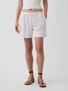 6″ gemakkelijke korte broek van linnenmix