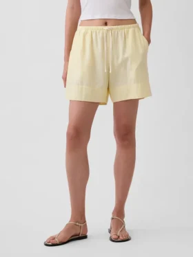 6″ gemakkelijke korte broek van linnenmix