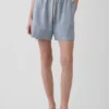 6" gemakkelijke korte broek van linnenmix