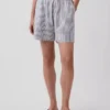 6" gemakkelijke korte broek van linnenmix